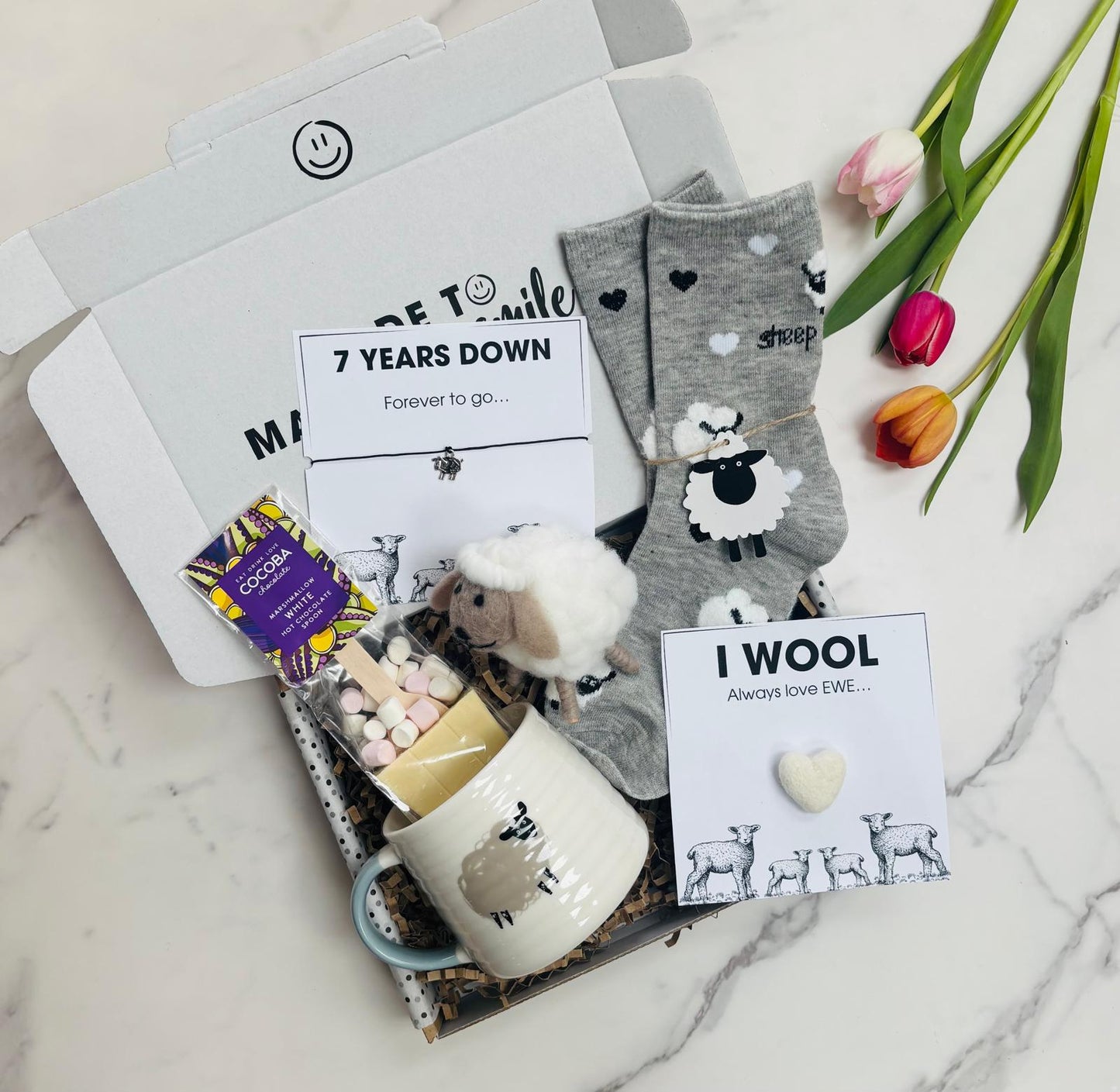 7th Wedding Anniversary Gift Box